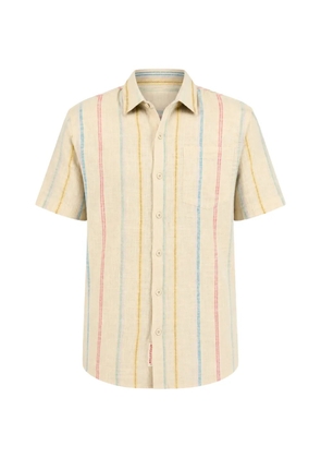 Revolution Now vertical-stripe short-sleeved shirt - Purple