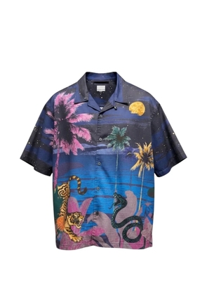 Ksubi Moonlight Diner graphic-print shirt - Blue
