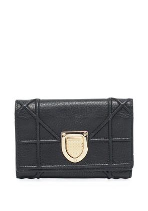 Christian Dior Pre-Owned 2017 Diorama Cannage wallet - Black