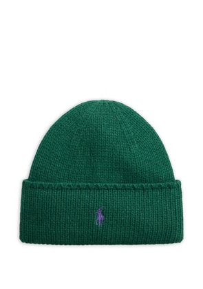 Polo Ralph Lauren Pony embroidered beanie hat - Green