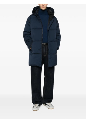 SERGIO MORETTI FIRENZE logo-patch padded jacket - Blue