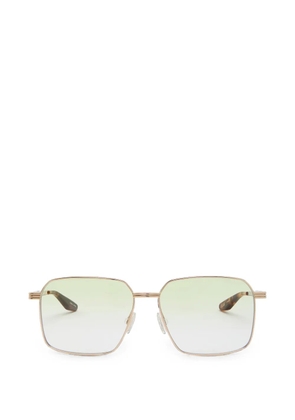 Barton Perreira Hampton geometric-frame sunglasses - Gold