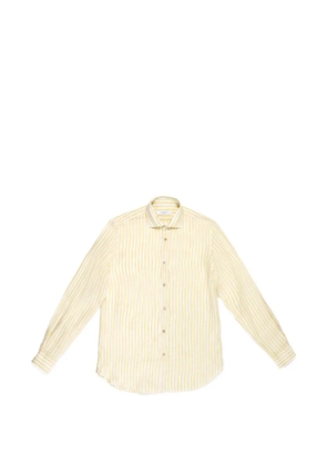 Boglioli striped long-sleeve shirt - Yellow