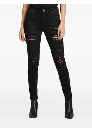 Dolce & Gabbana Pre-Owned distressed slim-fit jeans - Black