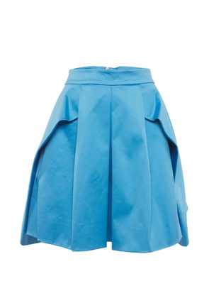 Versace Pre-Owned pleated mini skirt - Blue