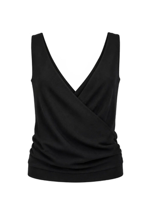 Barbara Bui wrap-style sleeveless top - Black