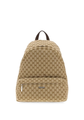 Gucci large GG Tag monogram backpack - Neutrals
