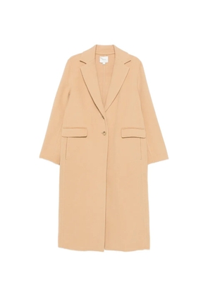 Vince notched-lapels single-breasted coat - Neutrals