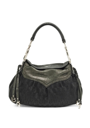 Aigner Kids jacquard iridescent shoulder bag - Black