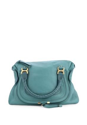 Chloé Pre-Owned Marcie Leather Large shoulder bag - Green