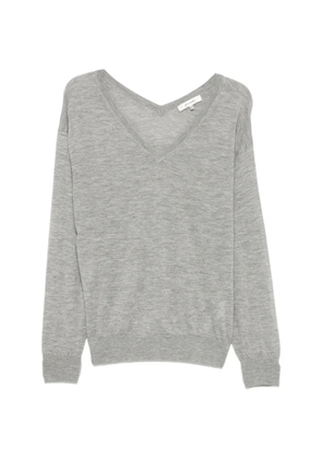 FRAME The Crinkle V-neck sweater - Grey