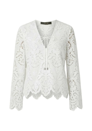 Toccin Halina lace-detail blouse - White