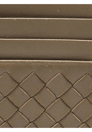 Bottega Veneta Pre-Owned Intrecciato card holder - Grey
