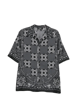 AMIRI MA Check Camp shirt - Black