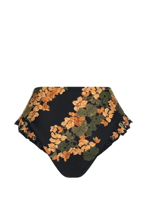Agua By Agua Bendita Jengibre Cordillera bikini bottom - Black