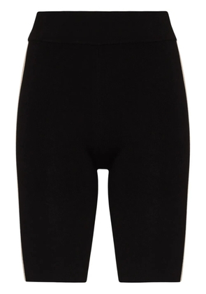 St. Agni side-stripe cycling shorts - Black