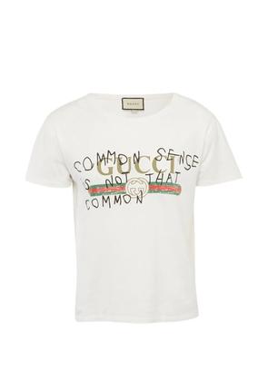 Gucci Pre-Owned Coco Captain distressed T-shirt - White