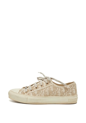 Christian Dior Pre-Owned Walk'n'Dior Oblique-pattern sneakers - Neutrals