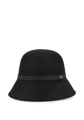 Valentino Garavani VLogo Signature cloche hat - Black