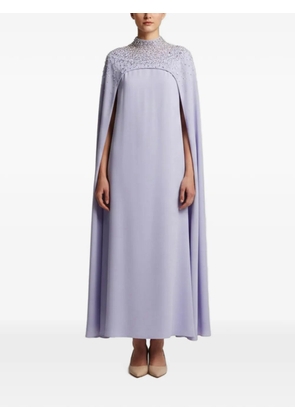 ANATOMI embellished cape maxi dress - Purple