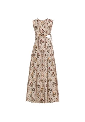Agua By Agua Bendita Otoño Andes midi dress - Neutrals