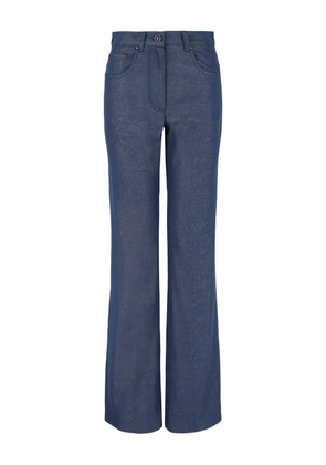 Giorgio Armani five-pocket lurex jeans - Blue