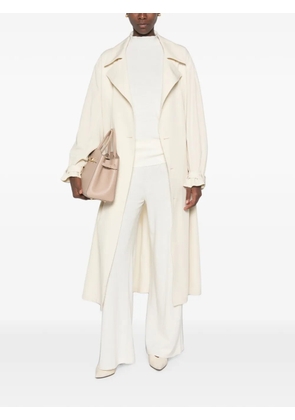 SERGIO MORETTI FIRENZE wide-leg knitted trousers - White