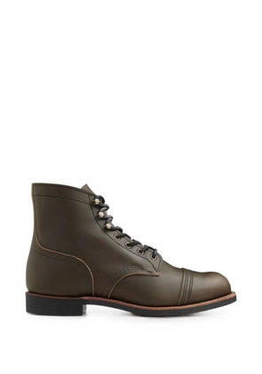 Red Wing Shoes Iron Ranger biker boots - Green