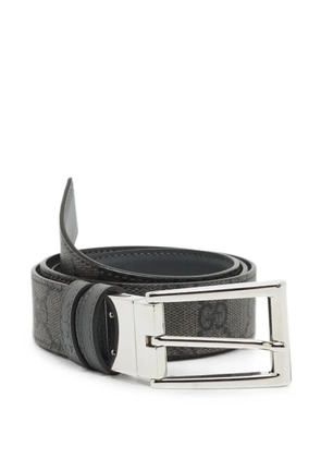 Gucci Pre-Owned GG Supreme reversible belt - Grey