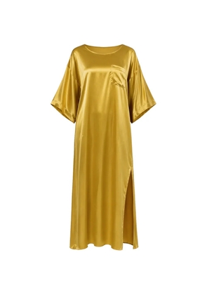Stephan Janson chest-pocket maxi dress - Yellow