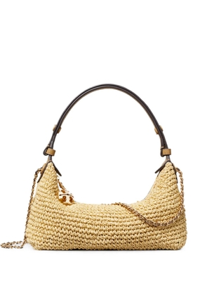 Tory Burch Fleming crochet pochette bag - Neutrals