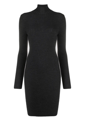 Wolford ribbed knit turtleneck dress - Grey