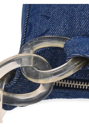 CHANEL Pre-Owned 2002-2003 denim shoulder bag - Blue