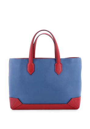 Hermès Pre-Owned Maxibox Cabas Evercolor with Epsom 30 tote bag - Blue