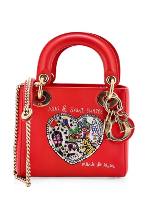 Christian Dior Pre-Owned Lady Dior Chain Bag Limited Edition Niki de Saint Phalle Embroidered Leather Mini tote bag