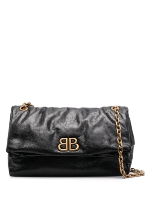 Balenciaga medium Monaco chain-strap shoulder bag - Black