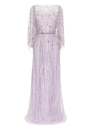 Jenny Packham Rhapsody sequin-embellished gown - Purple