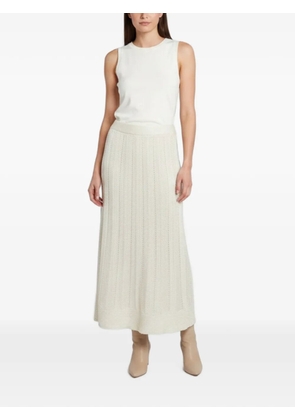 ZIMMERMANN Wonderland crochet knit midi skirt - Neutrals