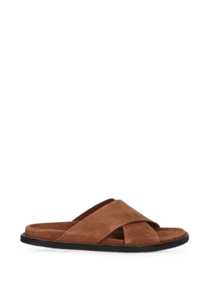 Todd Snyder criss-cross strap sandals - Brown