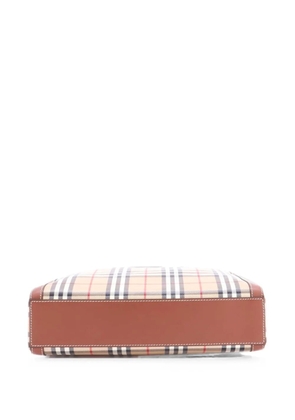Burberry Pre-Owned Convertible Vintage Check Coated Canvas Medium tote bag - Brown