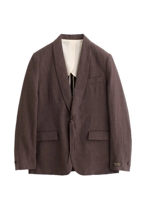 A Kind of Guise Shinji shawl-lapel blazer - Brown