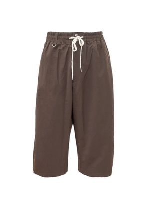 Y-3 x Wales Bonner Rip shorts - Brown