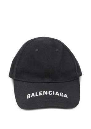 Balenciaga Pre-Owned embroidered logo baseball cap - Black