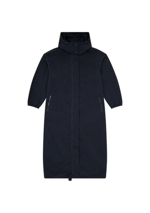 Diesel nylon trench coat with detachable hood - Blue