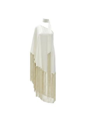 Taller Marmo Gunilla fringe-trimmed maxi dress - Neutrals