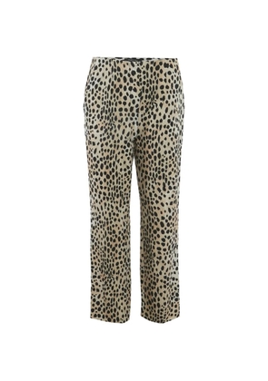 Just Cavalli Vintage leopard-print jersey trousers - Neutrals