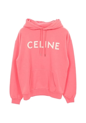 Celine Pre-Owned 2020s logo-print hoodie - Pink