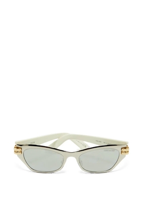 Christian Dior Pre-Owned B3U cat-eye sunglasses - White