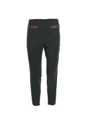 Alexander McQueen Pre-Owned stitched-embellishment trousers - Black