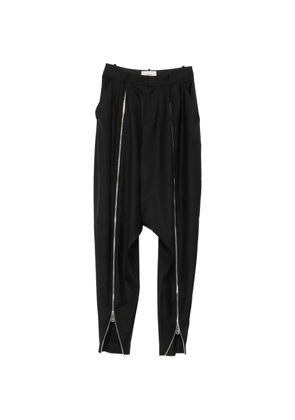 Coperni zip-detail tapered trousers - Black